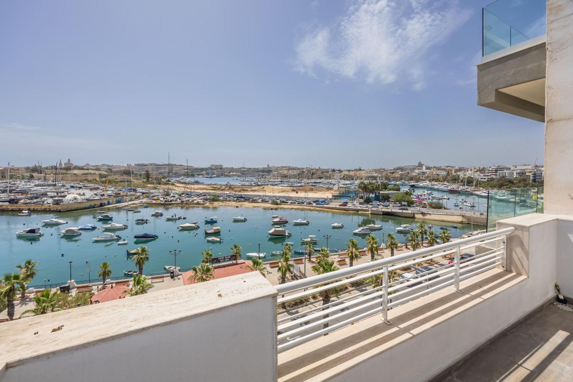 New Duplex Penthouse W Breathtaking Views By Sf Homes Gzira Buitenkant foto
