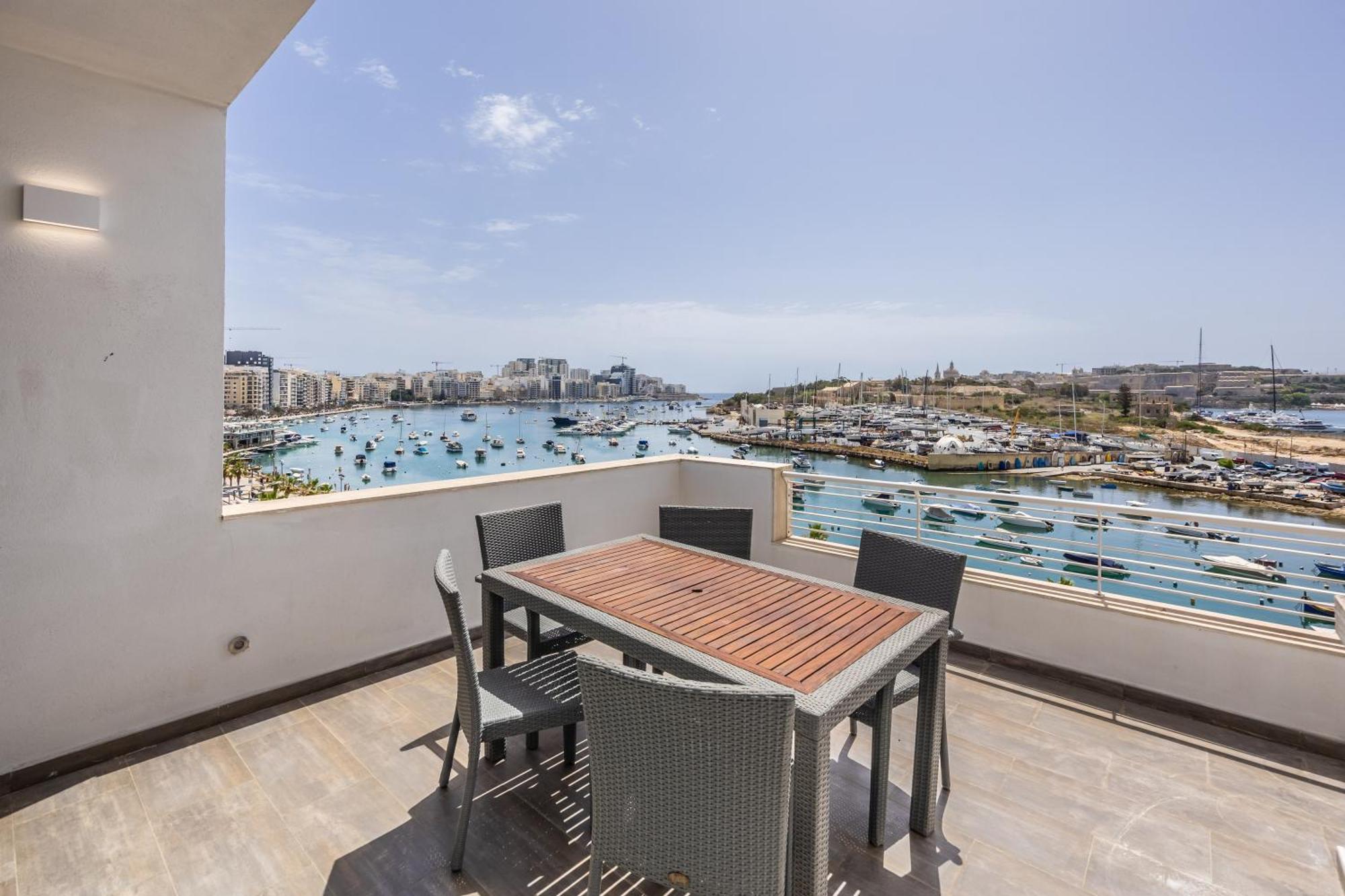 New Duplex Penthouse W Breathtaking Views By Sf Homes Gzira Buitenkant foto